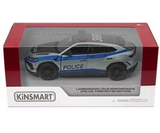 KINSMART Automobilio modelis Lamborghini Urus Performante (policija/ugniagesys), mastelis 1:38