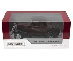 KINSMART Automobilis 1932 Ford 3-Window Coupe, 1:34