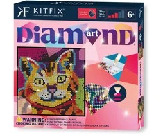 KITFIX DIY Deimančiukų menas „Kačiukas“