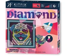 KITFIX DIY Deimančiukų menas „Mopsas“