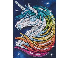 KITFIX DIY „Sequin Art“ raudonasis rinkinys „Vienaragis“