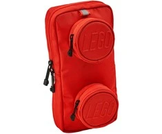 LEGO BAGS LEGO 1x2 kaladėlės formos kuprinė, ryškiai raudona