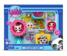 TM Toys LITTLEST PET SHOP rinkinys Linksmybių fabriko žaidimų aikštelė