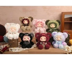 LUCKY EMMA Lovely Emma Pliušinis raktų pakabukas-siurprizas - Bear Alliance Series