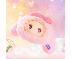 LUCKY EMMA LOVELY EMMA Pliušinis raktų pakabukas-siurprizas - Fluffy Dumpling Series