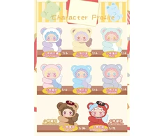Lucky Emma LOVELY EMMA Pliušinis raktų pakabukas-siurprizas - Little Bear Adoption Guide