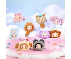Kiddisvit Europe LUCKY EMMA LOVELY EMMA Pliušinis raktų pakabukas-siurprizas - Fluffy Dumpling Series