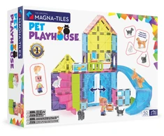 MAGNA-TILES Magnetinis konstruktorius „Gyvūnų žaidimų namelis“, 50 det.