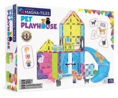 MAGNA-TILES Magnetinis konstruktorius „Gyvūnų žaidimų namelis“, 50 det.