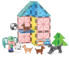 MAGNA-TILES Magnetinis konstruktorius „Šuniukų parkas“, 27 det.