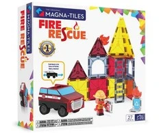 MAGNA-TILES Magnetinis konstruktorius „Ugniagesių automobilis“, 27 det.