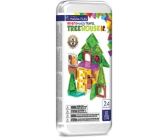 MAGNA-TILES MICROMAGS Kelioninis konstruktorius „Treehouse“, 24 det.