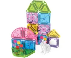 MAGNA-TILES MICROMAGS Kelioninis konstruktorius „Spring Garden“, 24 det.