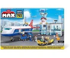 MAX CITY Kaladėlių rinkinys „Oro uostas“, 793 vnt.
