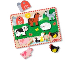 MELISSA &amp; DOUG Dėlionė „Ūkis“