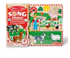 MELISSA &amp; DOUG Grojanti dėlionė „Old MacDonald´s Farm“, EN