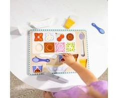 MELISSA &amp; DOUG Medinis magnetinis rinkinys „Ledai“