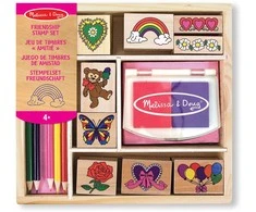 Dėlionė MELISSA &amp; DOUG playset Friendship Stamp Set