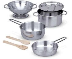 Dėlionė MELISSA &amp; DOUG playset Pots &amp; Pans Play Set