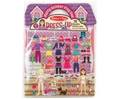 MELISSA &amp; DOUG Reusable Puffy Stickers - Dress-Up