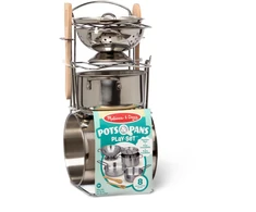 Dėlionė MELISSA &amp; DOUG žaidimų rinkinys Puodų ir keptuvių žaidimų rinkinys