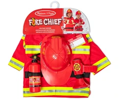 MELISSA &amp; DOUG role play Fire Chief Costume Set