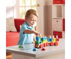 MELISSA &amp; DOUG Traukinukas iš formelių