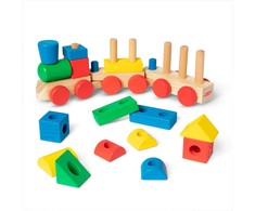 MELISSA &amp; DOUG Traukinukas iš formelių