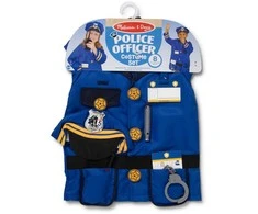 MELISSA &amp; DOUG vaidmenų žaidimo policininko kostiumas