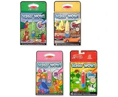 Melissa &amp; Doug Veiklos knygelė WATER WOW, įvairių dizainų