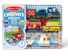 Dėlionė MELISSA &amp; DOUG Vehicles Chunky Puzzle