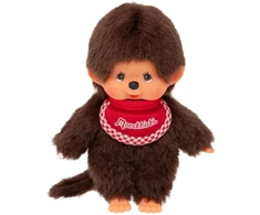 MONCHHICHI beždžionėlė su kūdikiu "Beany", 14 cm