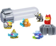 Usorteret BEAST LAB MR Figūrėlės tūbelėje, 6 vnt., 2,5 cm
