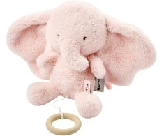 NATTOU Fanfan musical plush toy elephant pink, 25cm