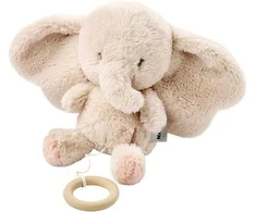 NATTOU Fanfan musical plush toy elephant sand, 25cm