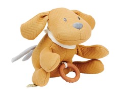 NATTOU Muzikinis šuniukas, rudas, 30 cm