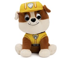 PAW PATROL Pliušinis šuniukas-patrulis RUBBLE, 15cm