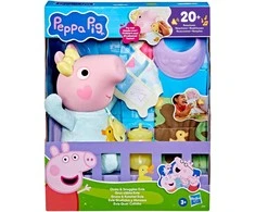 Pipsa Possu Peppa Pig interaktyvus žaislas Oinks &amp; Snuggles Evie