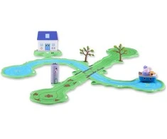 Peppa Pig Whizz Around Peppos upės žaidimų rinkinys
