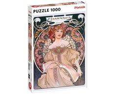 PIATNIK Dėlionė 1000 vnt. - Alfonsas Mucha: Svajonės (Daydream)