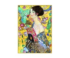 PIATNIK Dėlionė 1000 vnt. - Gustavas Klimtas: Dama su vėduokle
