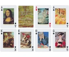 PIATNIK Žaidimo kortos „Meno kūriniai“