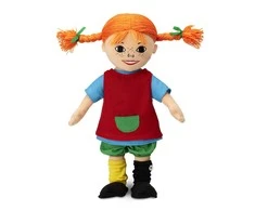 PIPPI Pliušinė Pepė Ilgakojinė, 40 cm
