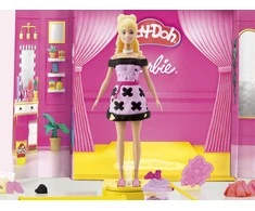 Barbės mados šou dizainerės žaidimų rinkinys Play-Doh