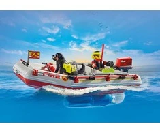 Playmobil - Gaisrinė valtis su vandens motoroleriu (71464)