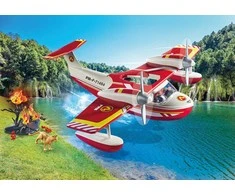 Playmobil - Gaisrų gesinimo vandens lėktuvas su gesinimo funkcija (71463)