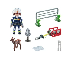 PLAYMOBIL ACTION HEROES Ugniagesių misija: gyvūnų gelbėjimas 71467