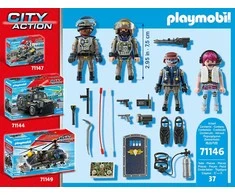 PLAYMOBIL CITY ACTION Specialiųjų pajėgų komanda 71146