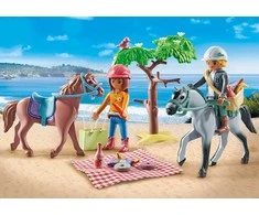 PLAYMOBIL HORSES OF WATERFALL Amelios ir Beno jodinėjimas paplūdimyje 71470