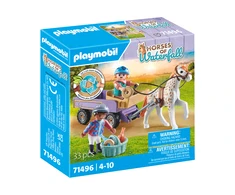 PLAYMOBIL HORSES OF WATERFALL Ponių vežimas 71496